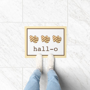 Paillasson Hall-o Bonjour Halloumi Fromage Funny Cuisine