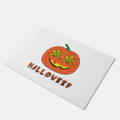 Paillasson Halloweed Funny Hippie Citrouille Halloween (Incliné)