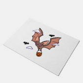 Paillasson Halloween chauve-souris volant mignonne (Incliné)