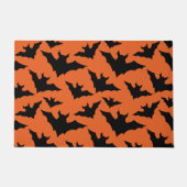 Paillasson Halloween chauves-souris noires orange cool éffray (Devant)