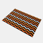 Paillasson Halloween Chevron Stripe Doormat (Incliné)