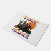 Paillasson Halloween Chien Sorcière (Incliné)