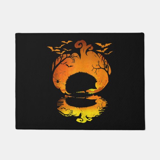 Paillasson Halloween citrouille (Devant)