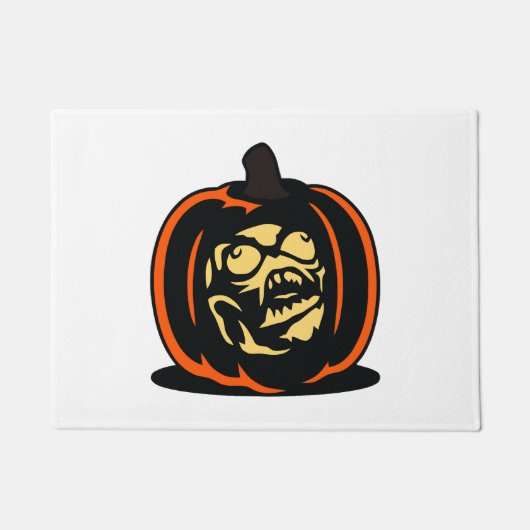 Paillasson Halloween citrouille (Devant)