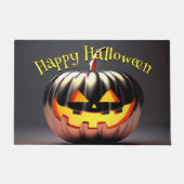 Paillasson Halloween Citrouille brillant (Devant)