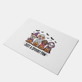 Paillasson Halloween de chien juste un paw Éffrayant (Incliné)