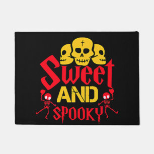 Paillasson Halloween.Doux et Éffrayant