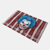 Paillasson Halloween du Carnaval de Clown déplaisant (Incliné)