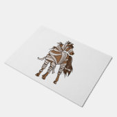 Paillasson Halloween du cheval (Incliné)