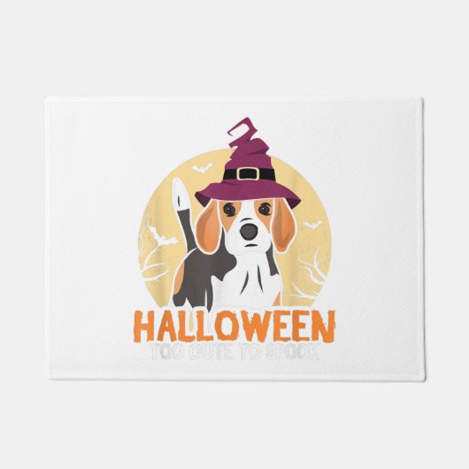 Paillasson Halloween du chien (Devant)