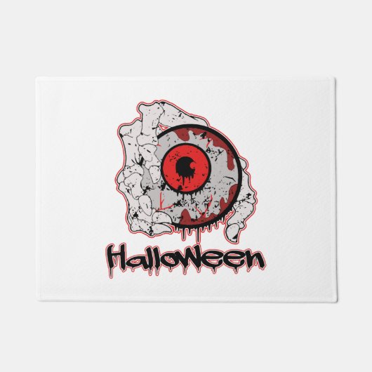 Paillasson Halloween - Effrayant (Devant)