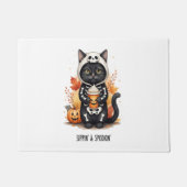 Paillasson Halloween éffrayant Cute Cat (Devant)