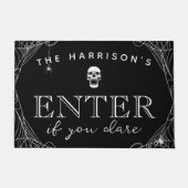Paillasson Halloween éffrayant Entrez Si Vous Osez (Devant)