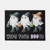 Paillasson Halloween Essuyer vos bottes Ghost Trick ou le tra (Devant)