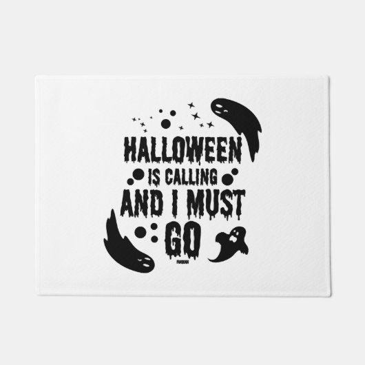 Paillasson Halloween est en train d'appeler (Devant)