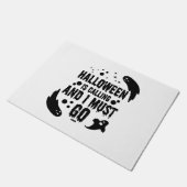 Paillasson Halloween est en train d'appeler (Incliné)