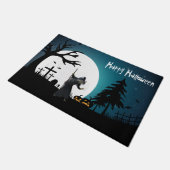 Paillasson Halloween Fullmoon Witch (Incliné)