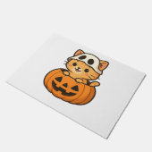 Paillasson Halloween Kitty à l'intérieur d'un T-shirt classiq (Incliné)