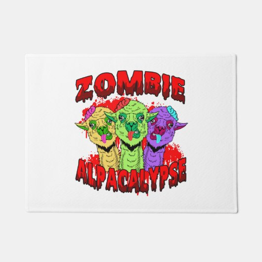Paillasson Halloween Llama Alpaca Funny Lama Glama Cool Cadea (Devant)