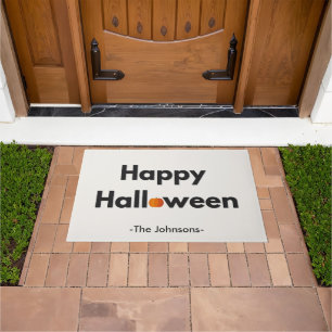 Paillasson Halloween minimaliste moderne - Personnalisé