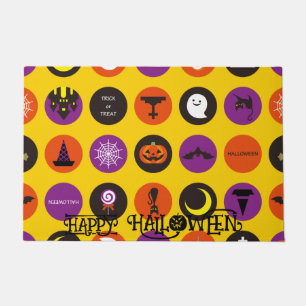 Paillasson Halloween personnalisé mignon Éffrayant Whimsical