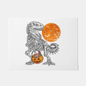 Paillasson Halloween s for Boys Kids Dinosaur Skeleton T rex (Devant)