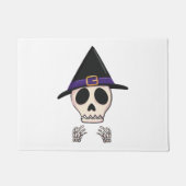 Paillasson Halloween Skeleton design, Halloween Éffrayant (Devant)