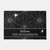 Paillasson Halloween Spiders Web Cobwebs Bienvenue (Devant)