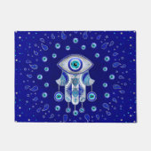 Paillasson Hamsa Hand-Evil Eye Amulet (Devant)