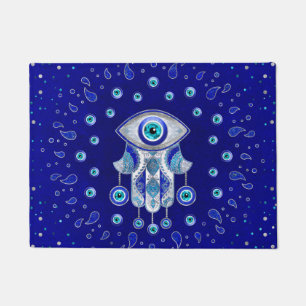 Paillasson Hamsa Hand-Evil Eye Amulet