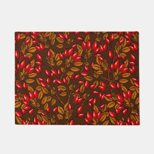 Paillasson hanches roses, brune et rouge (Devant)