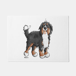Paillasson Happy Bernese Mountain Dog - Comic - Chiens - Cart