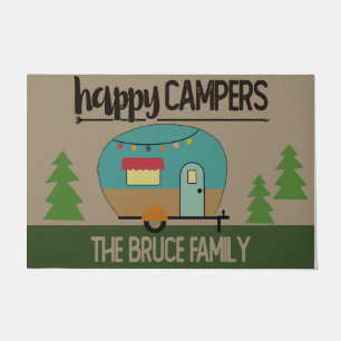 Paillasson Happy Camper Doormat, Camping Customisé