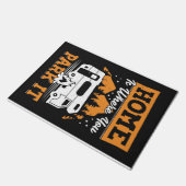 Paillasson Happy Camper Home Est Là Où Vous Le Garez (Incliné)