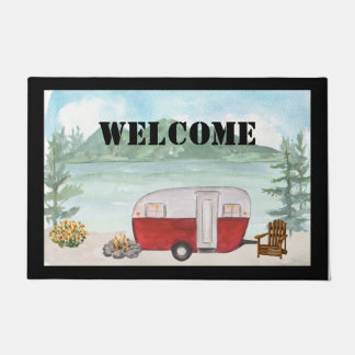 Paillasson Happy Camper Porte Mat Mat Porte Mat Mat