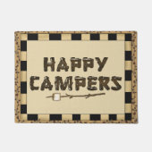 Paillasson Happy Campers Word art mat (Devant)