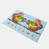 Paillasson Happy Clown Doormat Welcome Circus (Incliné)