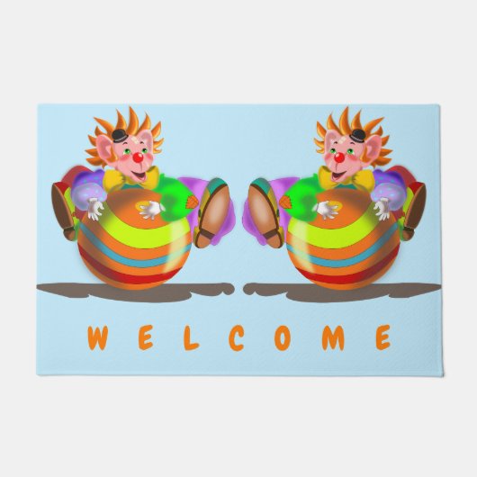 Paillasson Happy Clown Doormat Welcome Circus (Devant)