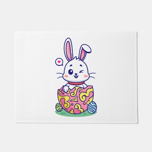 Paillasson Happy Easter Bunny collection 2 (Devant)