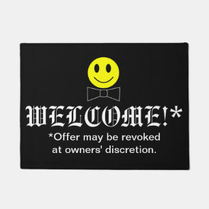 Paillasson Happy Face Funny Welcome Mat