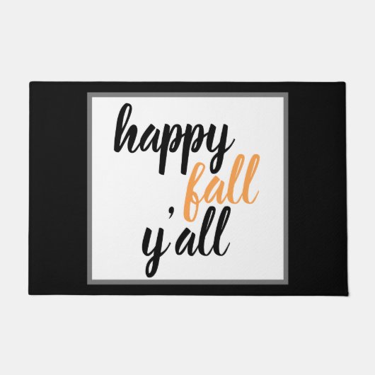 Paillasson Happy Fall Y'all Cote (Devant)
