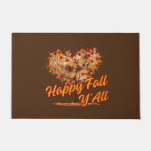 Paillasson Happy Fall Y'All Heart Tree (Devant)