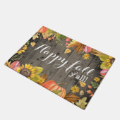 Paillasson Happy Fall Y'all Rustic Country Automne (Incliné)