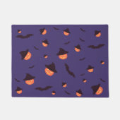 Paillasson Happy Halloween Citrouille & Bats Doormat - Festif (Devant)