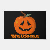 Paillasson Happy Halloween Jack-o'-lantern Illustration Art (Devant)
