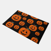 Paillasson Happy Halloween Jack-o'-lantern Illustration Art (Incliné)