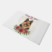 Paillasson Happy New Year 2026 Dog Welcome door Mat (Incliné)