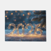 Paillasson happy new year 2026 welcome (Devant)