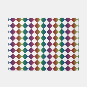 Paillasson Harlequin multicolore couleur Diamond Checker