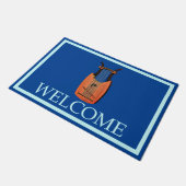 Paillasson Harpe du roi David - Bienvenue (Incliné)